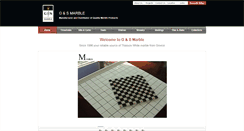 Desktop Screenshot of gandsmarble.com