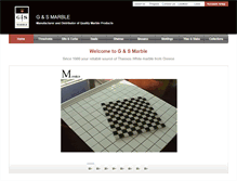 Tablet Screenshot of gandsmarble.com